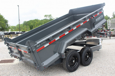 New 2025 Moritz 6' 10" x 14' Heavy Commercial DLH Series Dump Trailer - 16000# GVW