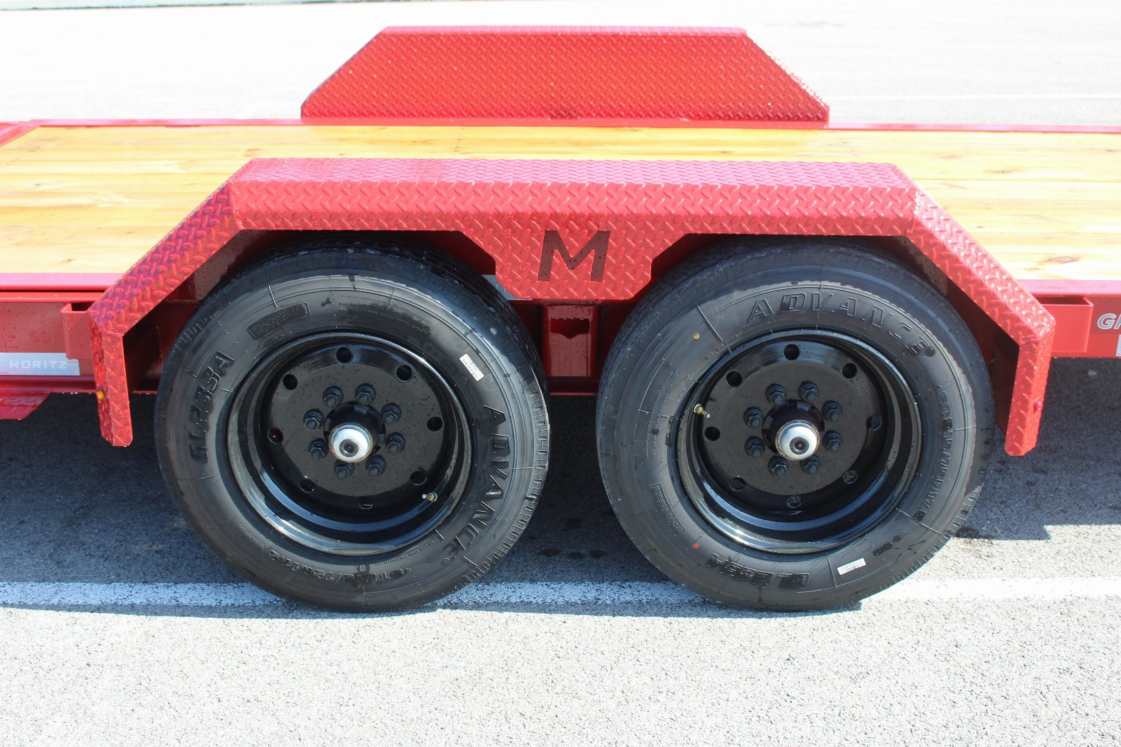 New 2025 Moritz 7' x 16' + 6' Low Pro - Gravity Tilt - Equipment Trailer - 16000# GVW