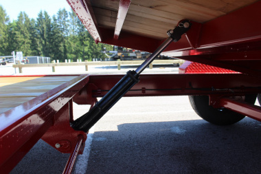 New 2025 Moritz 7' x 16' + 6' Low Pro - Gravity Tilt - Equipment Trailer - 16000# GVW