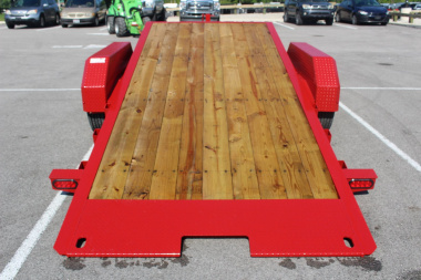 New 2025 Moritz 7' x 16' + 6' Low Pro - Gravity Tilt - Equipment Trailer - 16000# GVW