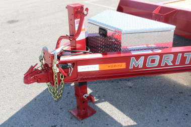 New 2025 Moritz 7' x 16' + 6' Low Pro - Gravity Tilt - Equipment Trailer - 16000# GVW