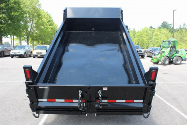 New 2025 Sure-Trac 6' x 12' Dump Trailer - Single Ram - Steel Ramps - 9990#GVW