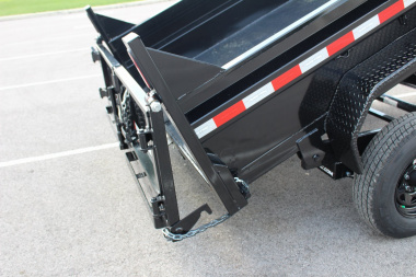 New 2025 Sure-Trac 6' x 12' Dump Trailer - Single Ram - Steel Ramps - 9990#GVW