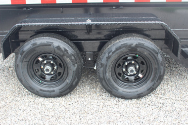 New 2025 Sure-Trac 6' x 12' Dump Trailer - Single Ram - Steel Ramps - 9990#GVW