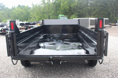 New 2025 Sure-Trac 6' x 12' Dump Trailer - Single Ram - Steel Ramps - 9990#GVW