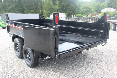 New 2025 Sure-Trac 6' x 12' Dump Trailer - Single Ram - Steel Ramps - 9990#GVW