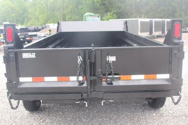 New 2025 Sure-Trac 6' x 12' Dump Trailer - Single Ram - Steel Ramps - 9990#GVW