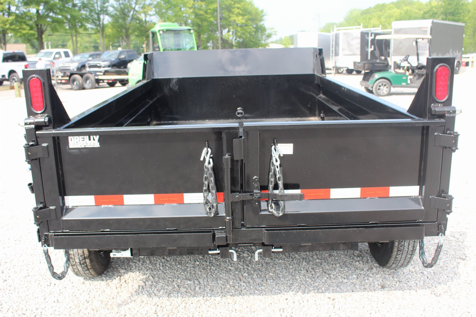 New 2025 Sure-Trac 6' x 10' Dump Trailer - Single Ram - Steel Ramps - 9990#GVW