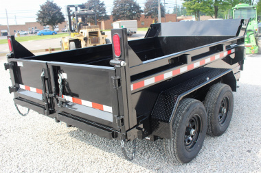 New 2025 Sure-Trac 6' x 10' Dump Trailer - Single Ram - Steel Ramps - 9990#GVW