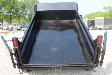 New 2025 Sure-Trac 6' x 10' Dump Trailer - Single Ram - Steel Ramps - 9990#GVW