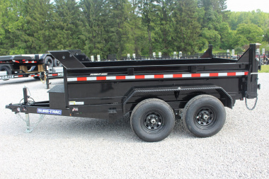 New 2025 Sure-Trac 6' x 10' Dump Trailer - Single Ram - Steel Ramps - 9990#GVW