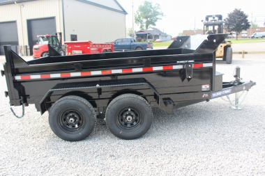 New 2025 Sure-Trac 6' x 10' Dump Trailer - Single Ram - Steel Ramps - 9990#GVW