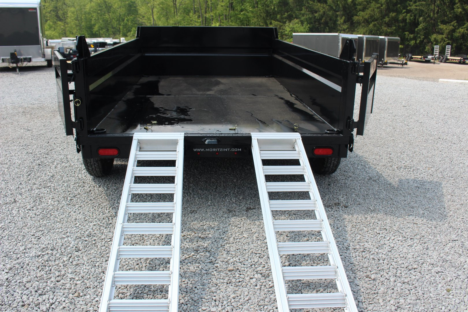 New 2025 Moritz 6' 10" x 12' Heavy Commercial DLH Series Dump Trailer - 14000# GVW