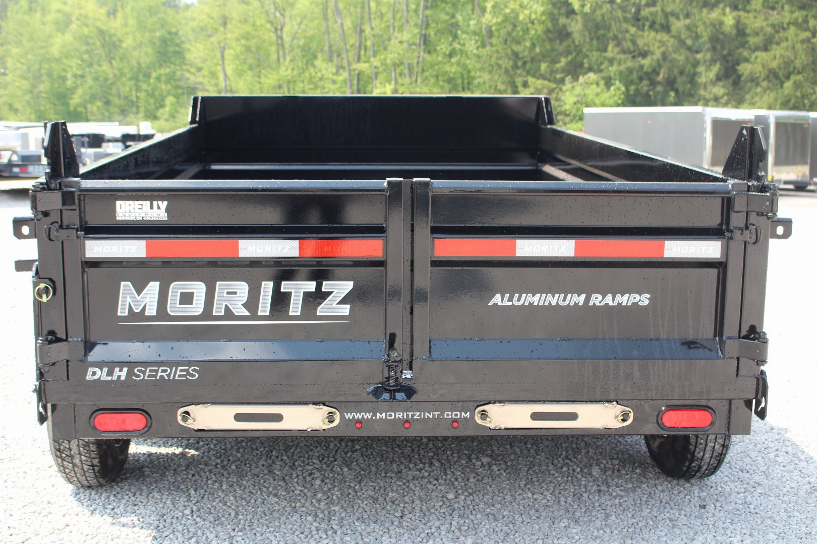 New 2025 Moritz 6' 10" x 12' Heavy Commercial DLH Series Dump Trailer - 14000# GVW