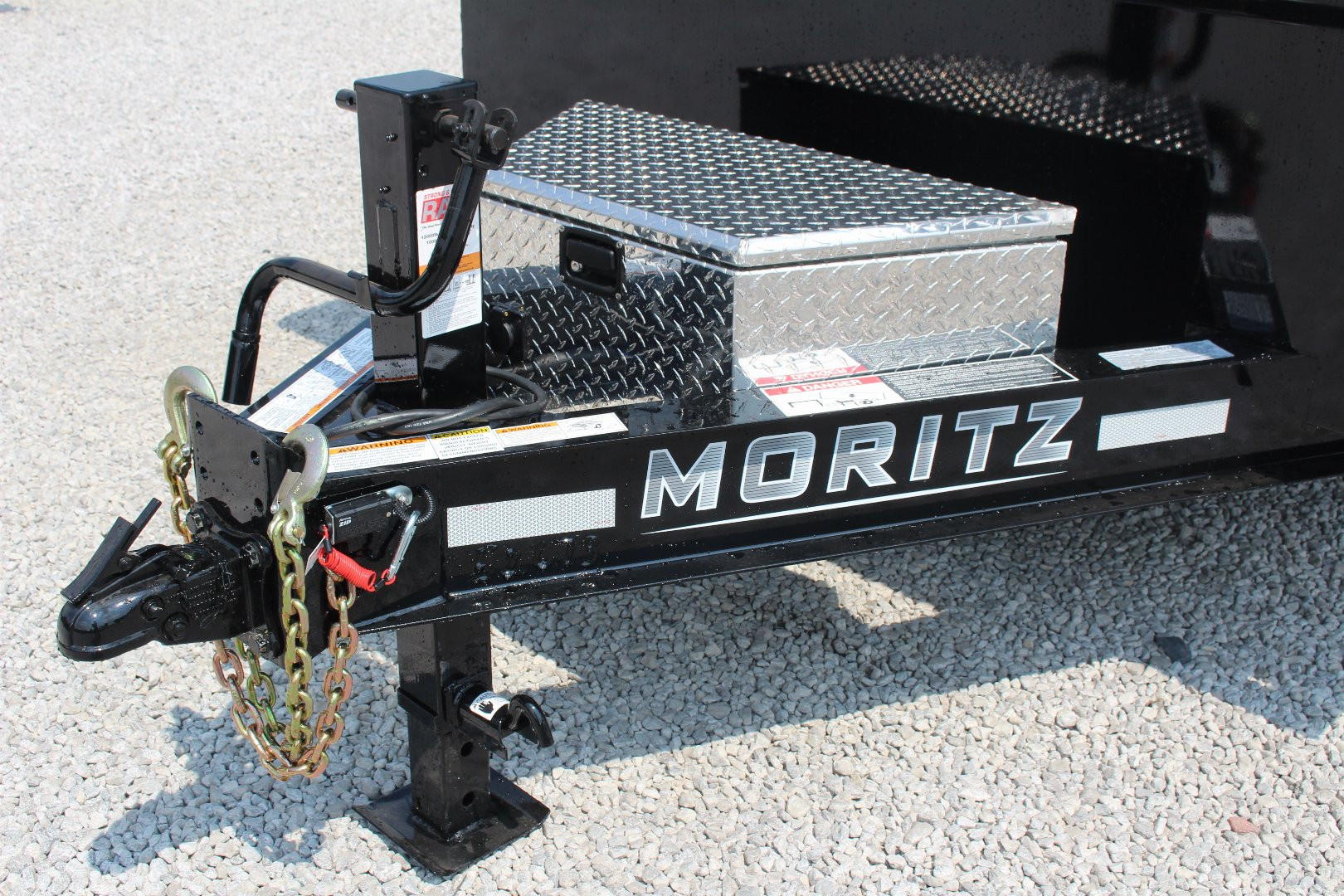 New 2025 Moritz 6' 10" x 12' Heavy Commercial DLH Series Dump Trailer - 14000# GVW
