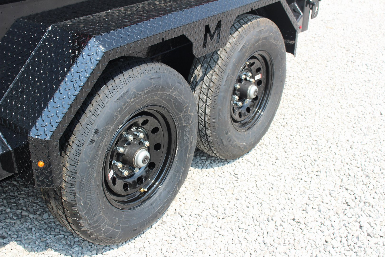 New 2025 Moritz 6' 10" x 12' Heavy Commercial DLH Series Dump Trailer - 14000# GVW