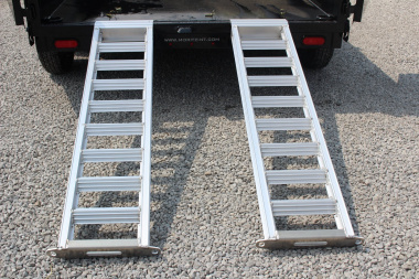 New 2025 Moritz 6' 10" x 12' Heavy Commercial DLH Series Dump Trailer - 14000# GVW