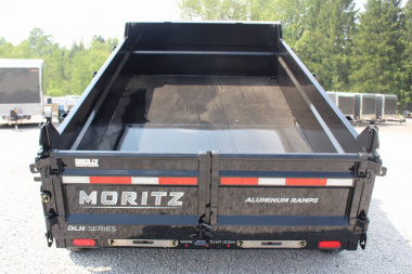 New 2025 Moritz 6' 10" x 12' Heavy Commercial DLH Series Dump Trailer - 14000# GVW