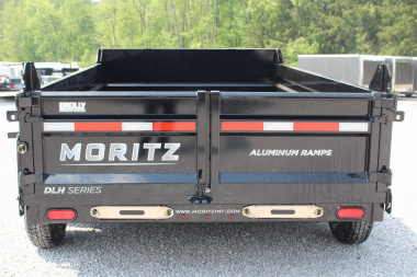 New 2025 Moritz 6' 10" x 12' Heavy Commercial DLH Series Dump Trailer - 14000# GVW