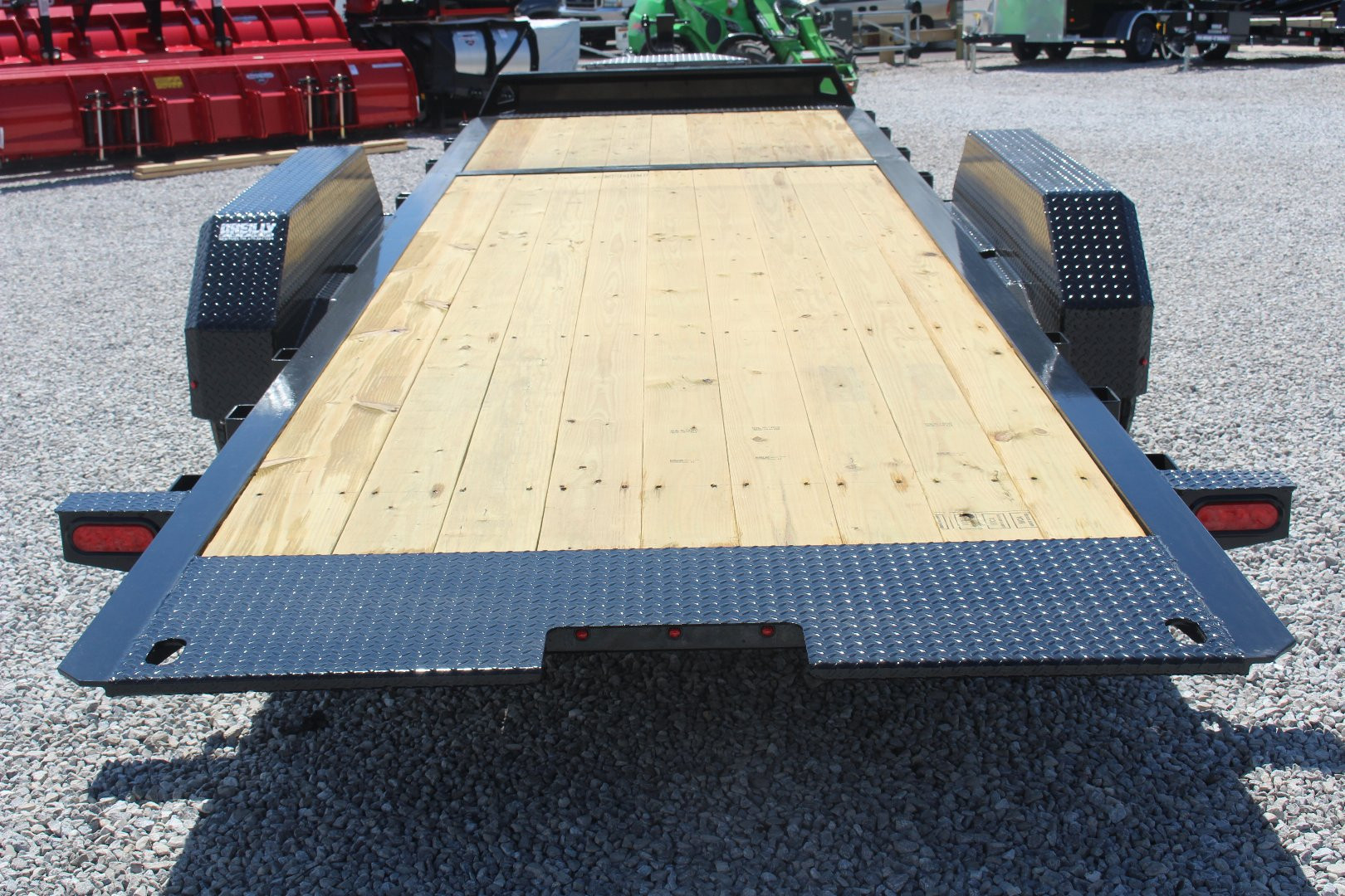 New 2025 Moritz 7' x 16' + 6' Low Pro - Gravity Tilt - Equipment Trailer - 14000# GVW