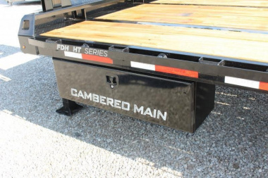 New 2025 Moritz FDGH Hydraulic Tail 32' GOOSENECK Deckover Flatbed Trailer- 25900# GVW
