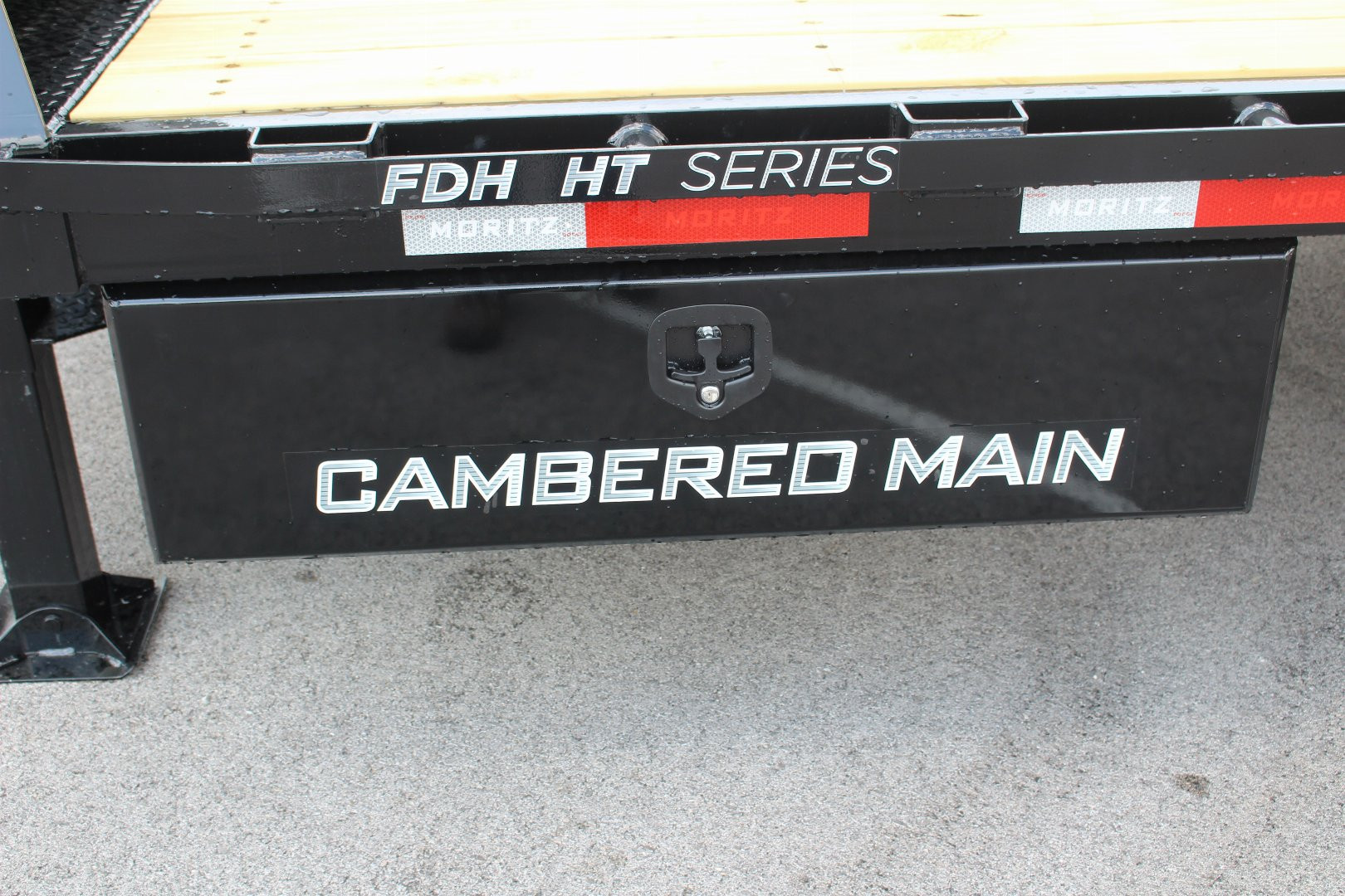 New 2025 Moritz FDGH Hydraulic Tail 30' GOOSENECK Deckover Flatbed Trailer- 40000# GVW