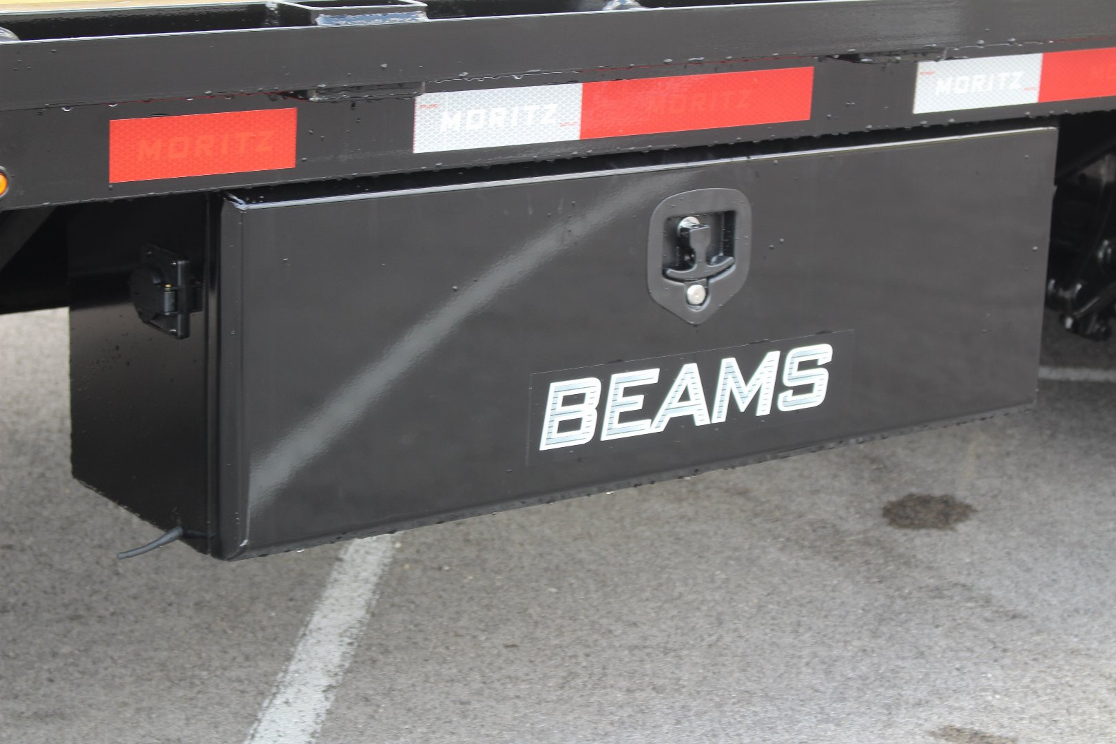 New 2025 Moritz FDGH Hydraulic Tail 30' GOOSENECK Deckover Flatbed Trailer- 40000# GVW