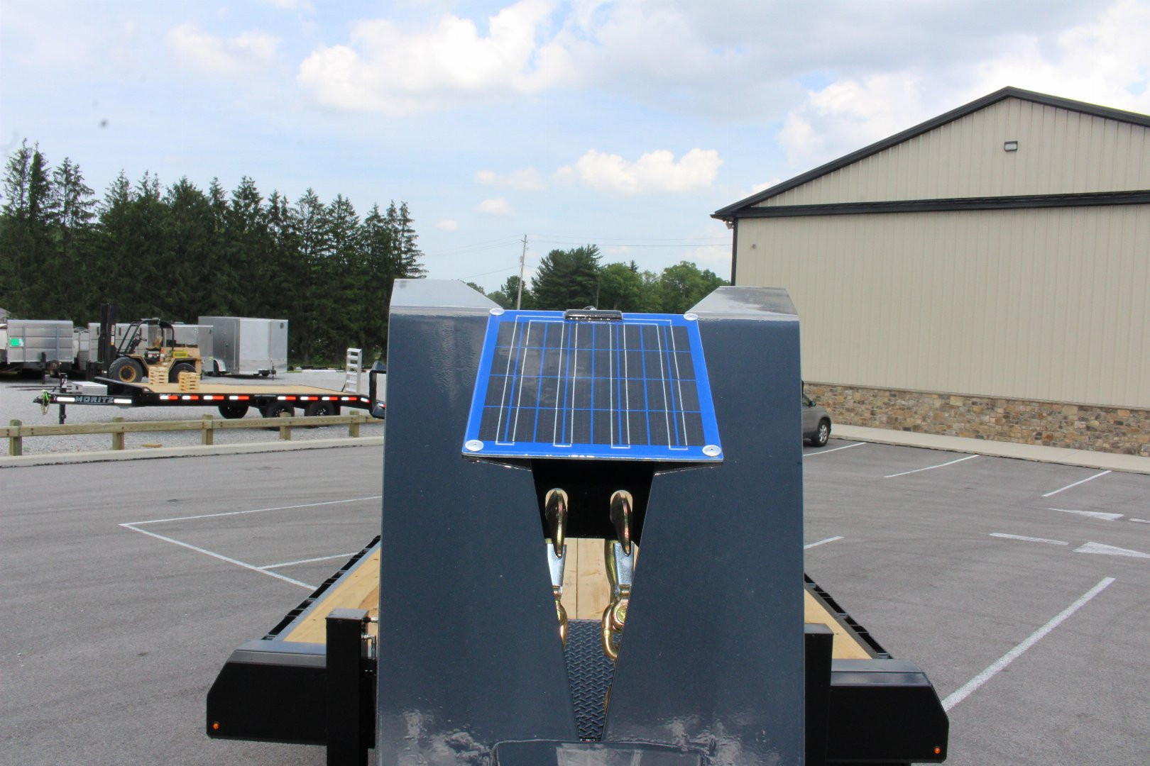 New 2025 Moritz FDGH Hydraulic Tail 30' GOOSENECK Deckover Flatbed Trailer- 40000# GVW