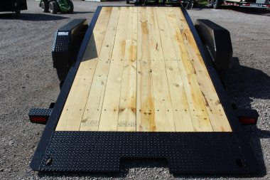New 2025 Moritz 7' x 16' + 6' Low Pro - Gravity Tilt - Equipment Trailer - 16000# GVW