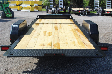 New 2025 Moritz 7' x 16' + 6' Low Pro - Gravity Tilt - Equipment Trailer - 16000# GVW