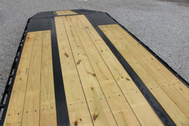 New 2025 Moritz FDGH Hydraulic Tail 30' GOOSENECK Deckover Flatbed Trailer- 25900# GVW