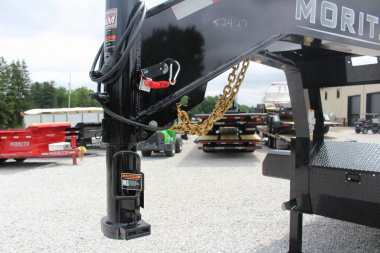 New 2025 Moritz FDGH Hydraulic Tail 30' GOOSENECK Deckover Flatbed Trailer- 25900# GVW