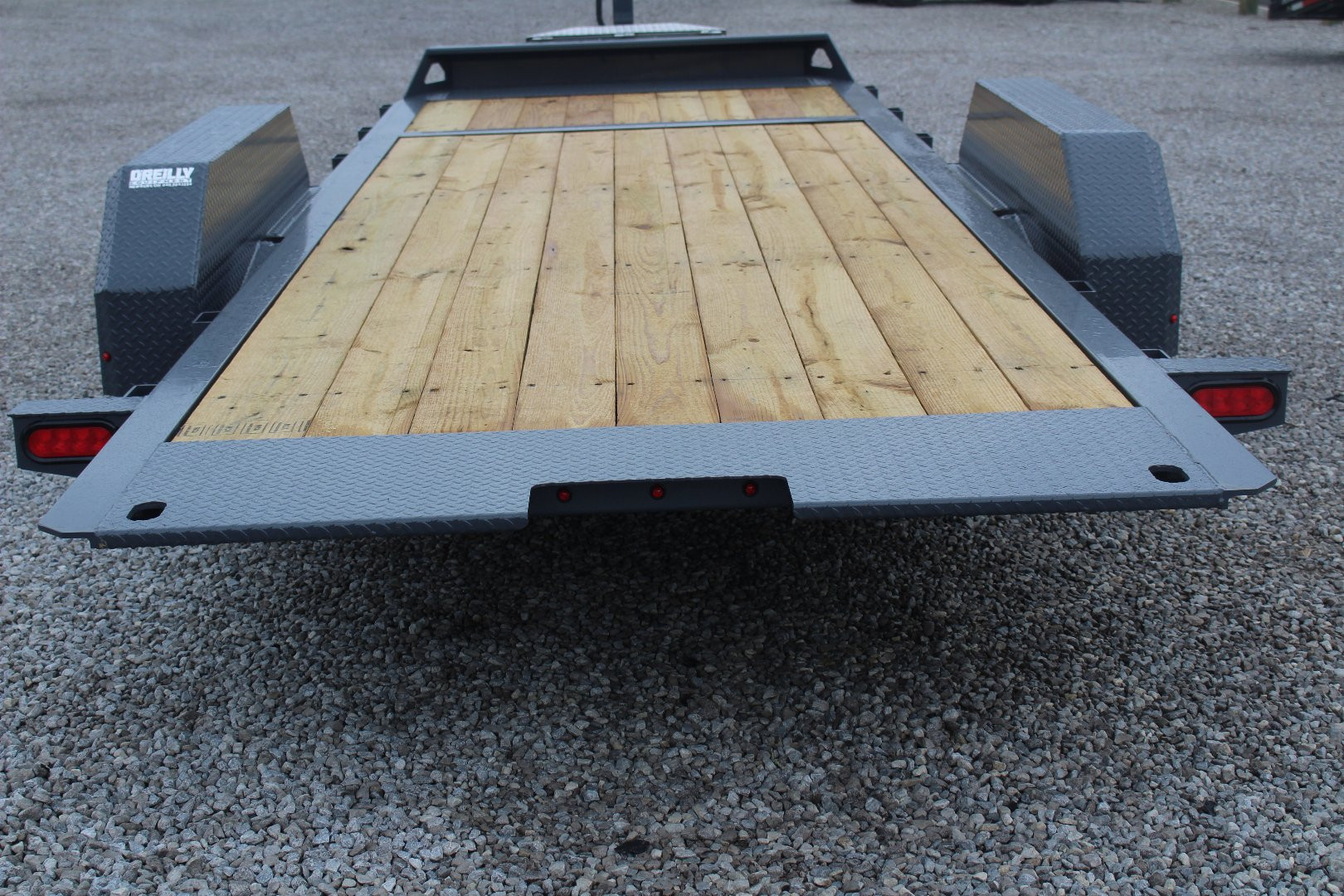 New 2025 Moritz 7' x 16' + 4' Low Pro - Gravity Tilt - Equipment Trailer - 14000# GVW