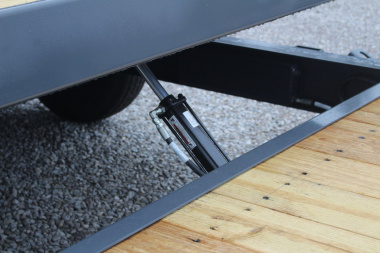New 2025 Moritz 7' x 16' + 4' Low Pro - Gravity Tilt - Equipment Trailer - 14000# GVW