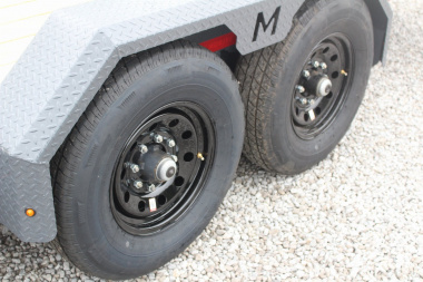 New 2025 Moritz 7' x 16' + 4' Low Pro - Gravity Tilt - Equipment Trailer - 14000# GVW