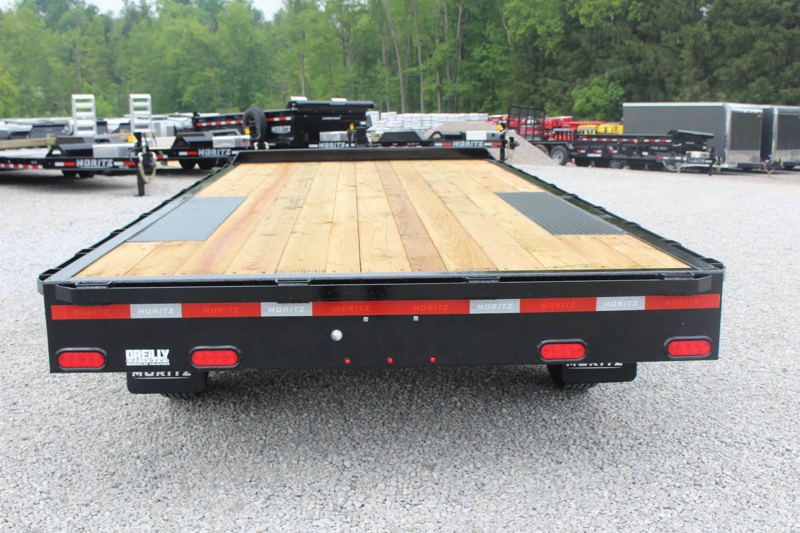 New 2025 Moritz 8' 6" x 18' Deckover Flatbed - 16,000# GVW