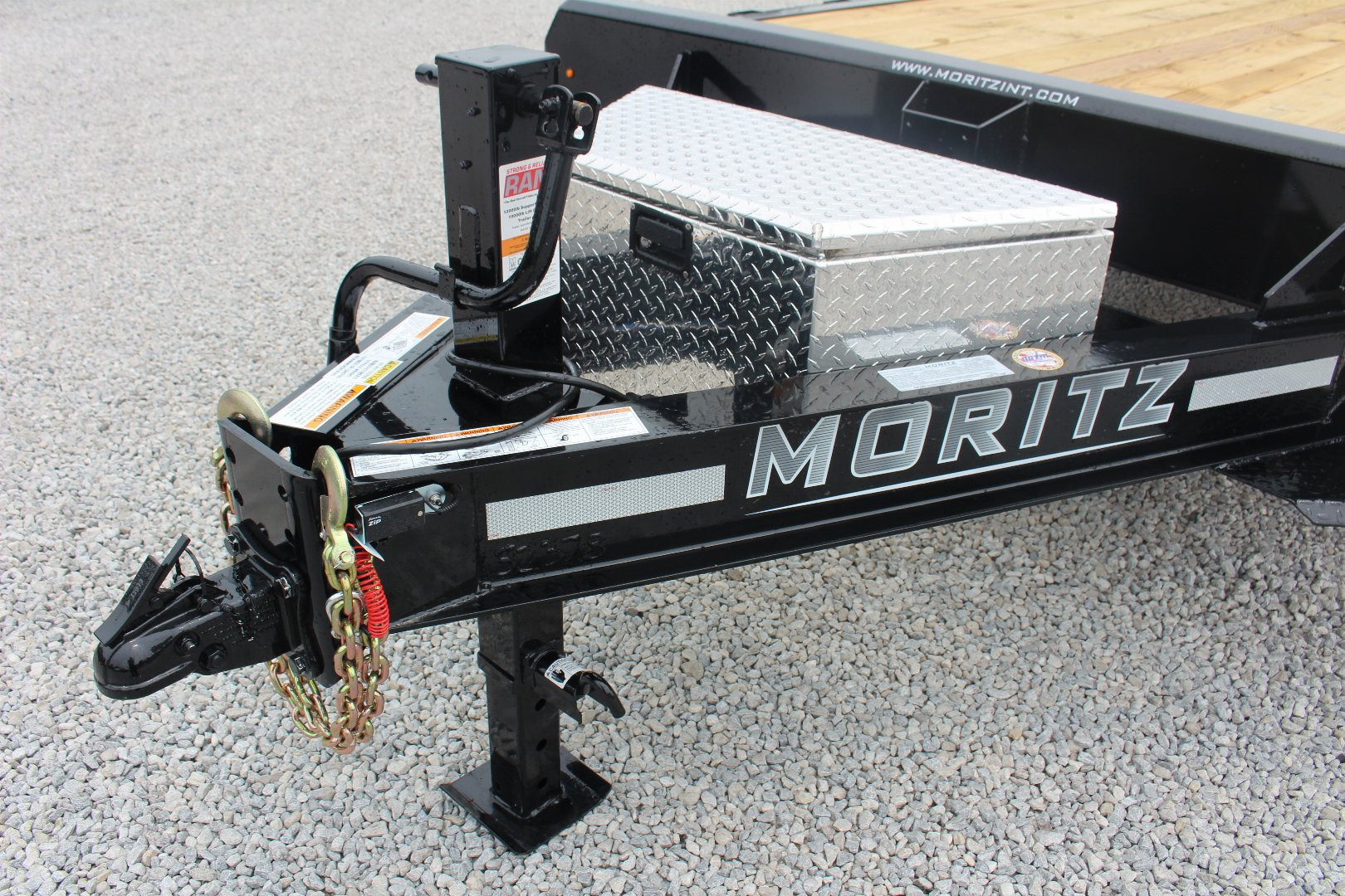New 2025 Moritz 8' 6" x 18' Deckover Flatbed - 16,000# GVW