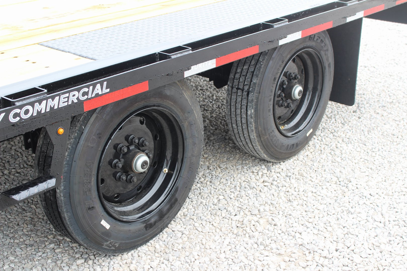 New 2025 Moritz 8' 6" x 18' Deckover Flatbed - 16,000# GVW