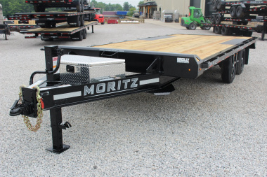 New 2025 Moritz 8' 6" x 18' Deckover Flatbed - 16,000# GVW