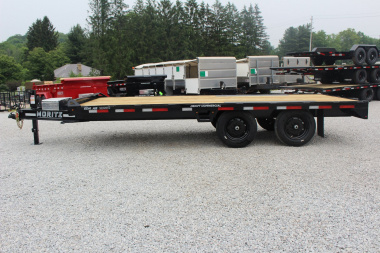 New 2025 Moritz 8' 6" x 18' Deckover Flatbed - 16,000# GVW