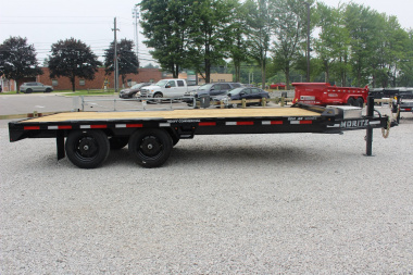 New 2025 Moritz 8' 6" x 18' Deckover Flatbed - 16,000# GVW