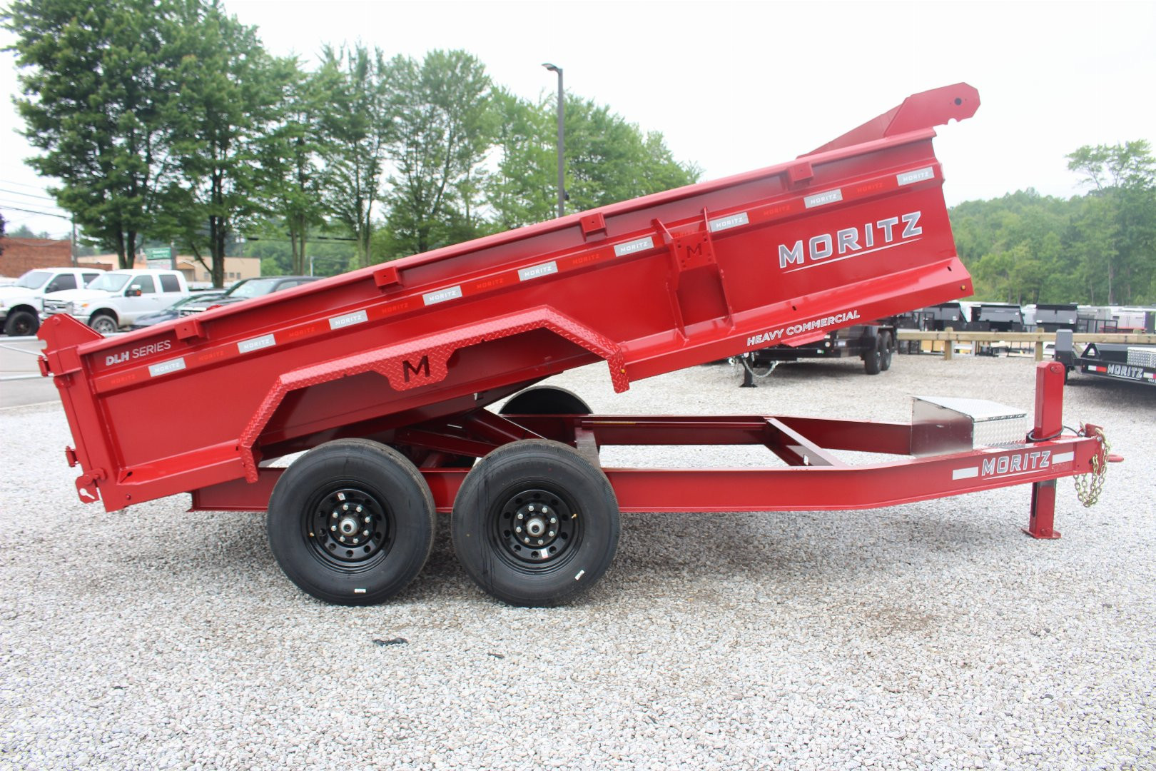New 2025 Moritz 6' 10" x 14' Heavy Commercial DLH Series Dump Trailer - 14000# GVW