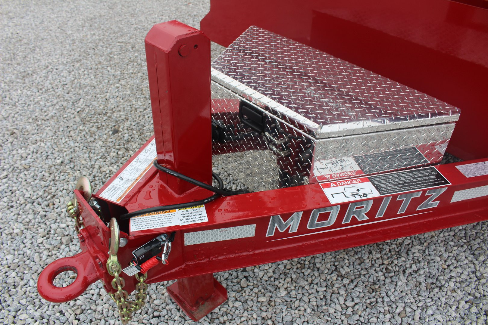 New 2025 Moritz 6' 10" x 14' Heavy Commercial DLH Series Dump Trailer - 14000# GVW