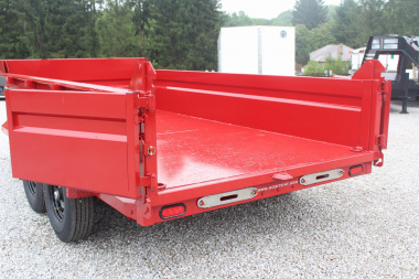 New 2025 Moritz 6' 10" x 14' Heavy Commercial DLH Series Dump Trailer - 14000# GVW