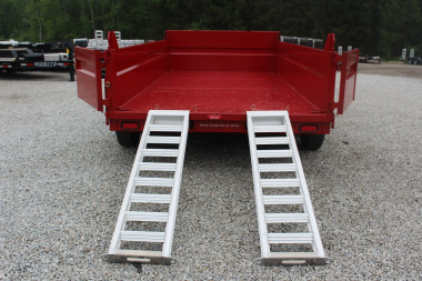 New 2025 Moritz 6' 10" x 14' Heavy Commercial DLH Series Dump Trailer - 14000# GVW