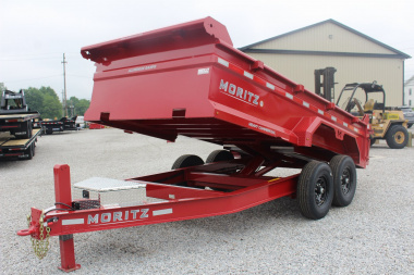 New 2025 Moritz 6' 10" x 14' Heavy Commercial DLH Series Dump Trailer - 14000# GVW