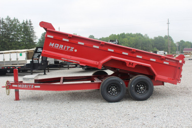 New 2025 Moritz 6' 10" x 14' Heavy Commercial DLH Series Dump Trailer - 14000# GVW