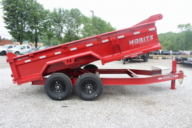 New 2025 Moritz 6' 10" x 14' Heavy Commercial DLH Series Dump Trailer - 14000# GVW