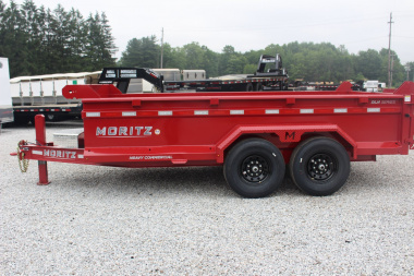 New 2025 Moritz 6' 10" x 14' Heavy Commercial DLH Series Dump Trailer - 14000# GVW