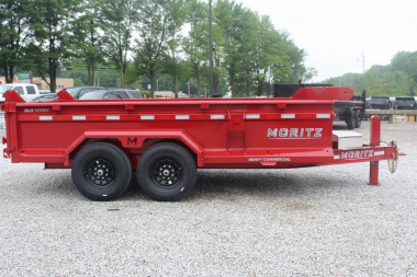 New 2025 Moritz 6' 10" x 14' Heavy Commercial DLH Series Dump Trailer - 14000# GVW